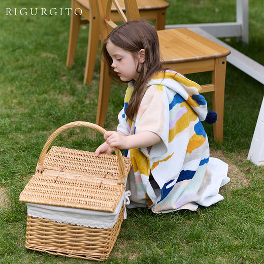 【云优选】Rigurgito儿童连帽浴袍 商品图5