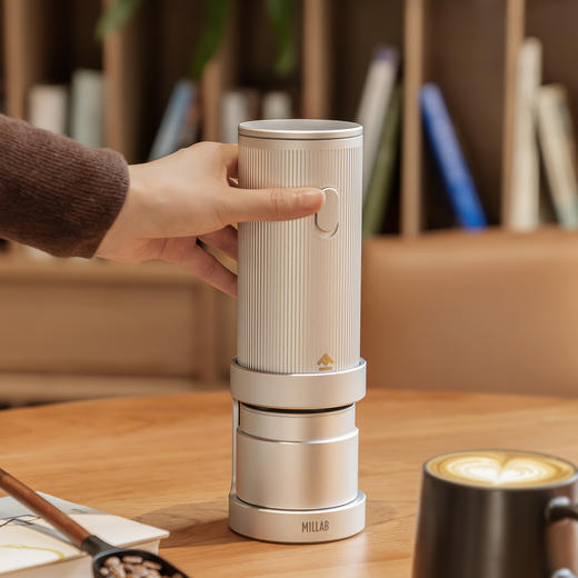【新品】泰摩 MILLAB E01便携咖啡电动磨豆机 手冲意式咖啡豆研磨机家用小型 商品图2
