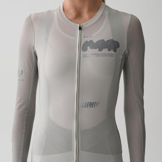 MAAP 女士 Aerate Pro Air LS Jersey 3.0 雾影灰 长袖骑行服 商品图2