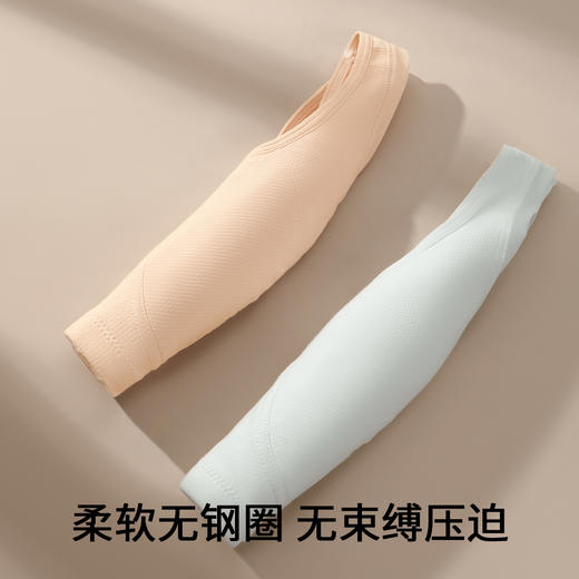 A1-【B-C杯】【2件装 前开扣中老年妈妈内衣】无钢圈文胸背心式薄款无痕胸罩   云杉沁舒 商品图5