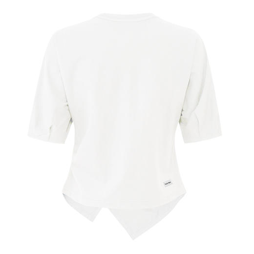 【2件9折】【Petit Bari】(多色)不对称解构设计扭结短袖上衣 商品图7