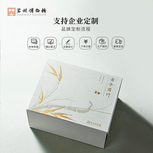 苏州博物馆 君子若竹快客杯套装 商品图4