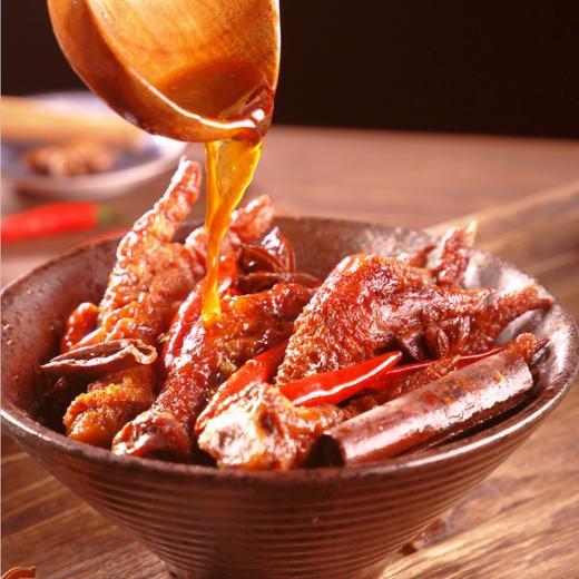 【五源虎皮凤爪200g*2袋】秘制卤香 虎皮酥软 五香/香辣可选 休闲零食 商品图3