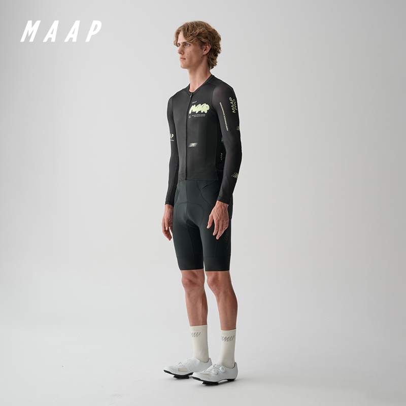 MAAP 男士 Aerate Team Bib Evo Cargo 黑色 骑行短裤