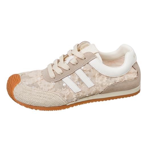 预售7天|Safiya/索菲娅2025芭蕾风百搭薄底透气休闲轻便舒适丑萌阿甘鞋SFD3112434 商品图6