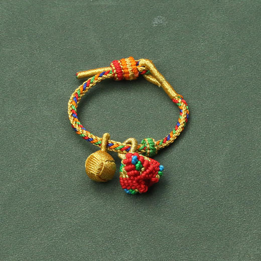 吉绳记2025新款端午节五彩绳艾草香包儿童手链礼物女手工编织手绳 商品图13