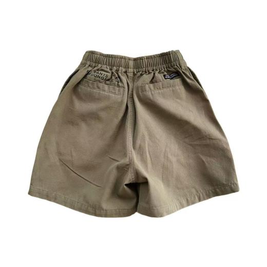 2025夏季新款儿童DD日系珍珠纹棉布企鹅字母印花水洗休闲短裤三色 商品图3