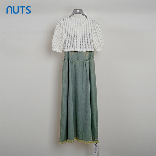 NUTS夏季新品时尚气质两件套水洗牛仔连衣裙428103481 商品图0