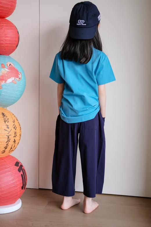 2025夏季新款！儿童户外速干抗菌纯色字母百搭防晒短袖T四色入! 商品图3