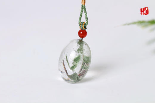 绿幽灵水晶吊坠 配精美挂绳 商品图3