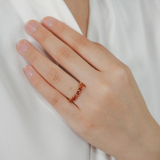 【高级珠宝】绮梦系列 | 鎏金涟漪戒指5 商品图1