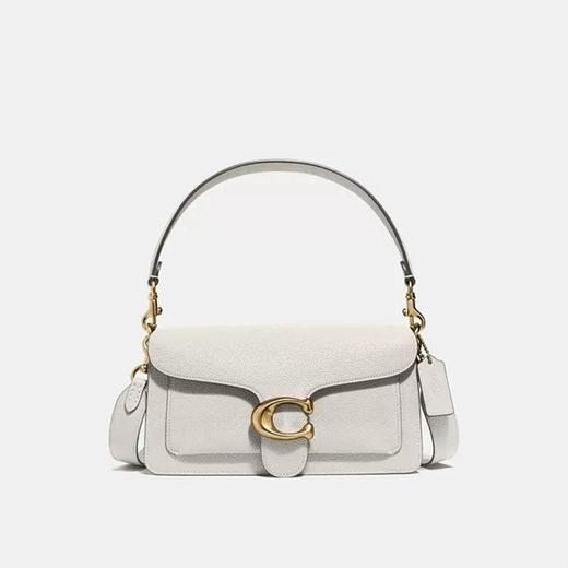 【送礼盒礼袋】COACH/蔻驰包包女士tabby26白金酒神斜跨包/波士顿中号枕头经典拼色手提包/老花水桶包单肩斜跨手提包 商品图5