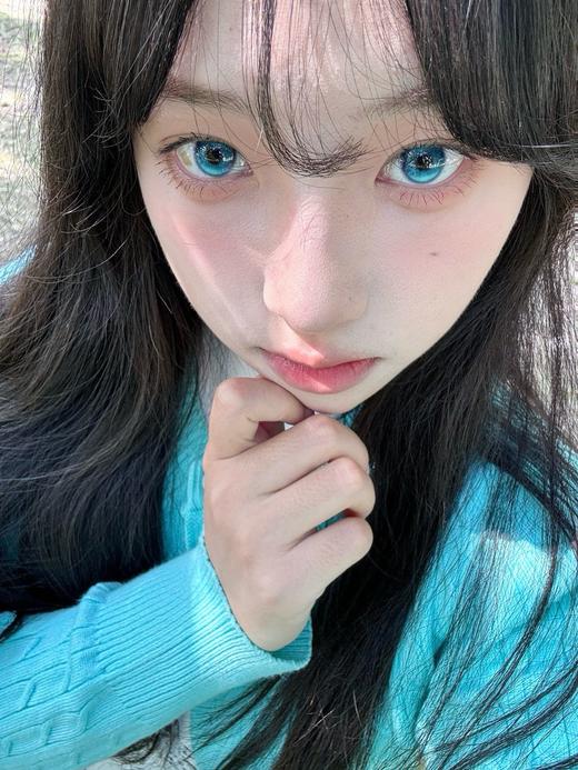 Hot Girls半年抛美瞳 蔚海蓝光 14.2mm 商品图0