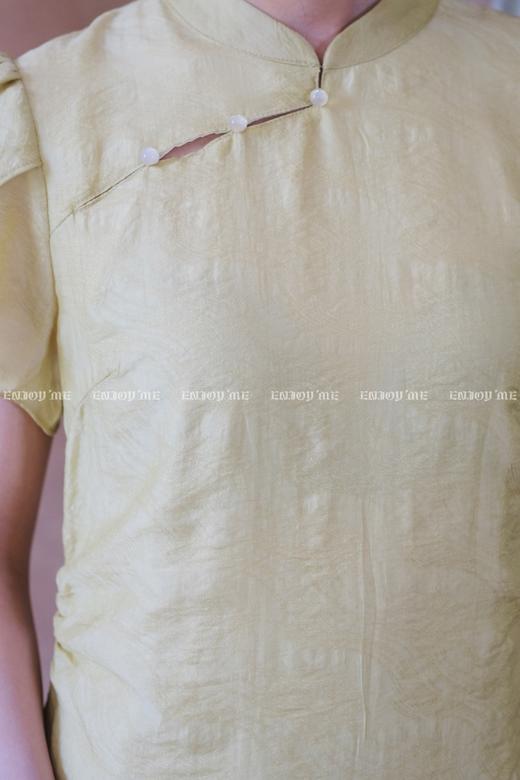 【门店同款】ENJOY夏季云敛-“鸾衿折桂”金盏中式旗袍 162505407 商品图8