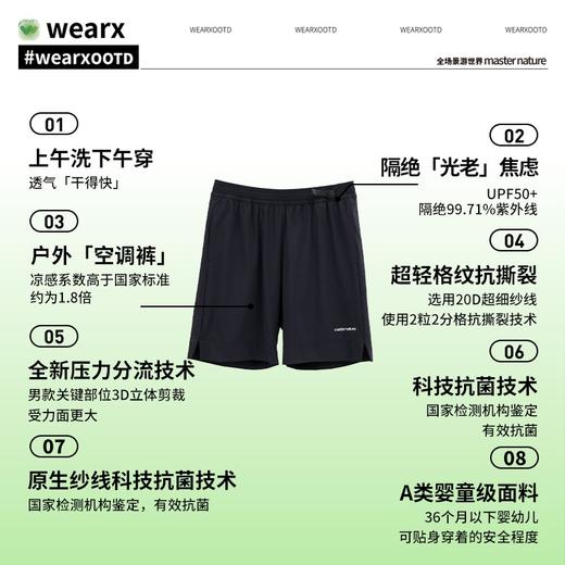 【菜菜专属】完型速干短裤（预售15天）有效防晒干爽透气不粘身吸湿排汗遮热纤维织就 商品图4