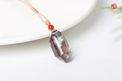 【丹胧】红幽灵水晶吊坠 配精美挂绳 商品图4