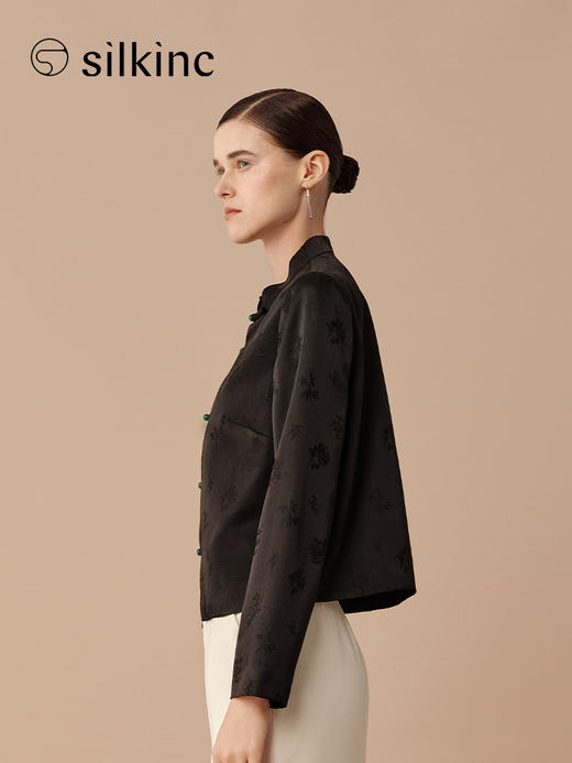 丝所｜24W037A 新中式雅趣外套［ 黑 ] 商品图4