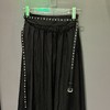 （无金属皮带）NC压褶中长半裙50419（黑）夏季152540040321 商品缩略图3