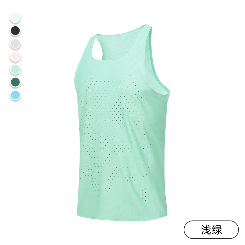 速干轻薄透气跑步背心