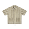 EviStub/E-5CCS230/进口色织格纹抗皱垂感复古日系古巴领短袖衬衫 商品缩略图5