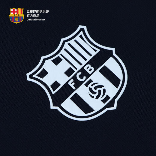 【官方正版】巴塞罗那俱乐部｜巴萨深蓝拼色T恤夏季运动通勤凉感短袖 商品图4