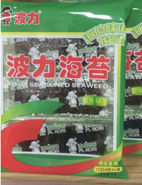 波力海苔6g*24袋