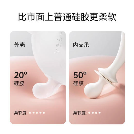 【5F】YEEHOO英氏 蘑菇牙胶婴儿6个月以上 宝宝防吃手磨牙硅胶玩具可水煮安抚牙胶 黄色【无异味.防尘不粘毛】防尘收纳盒 商品图3