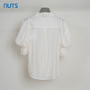 NUTS夏季新品纯色时尚优雅气质设计感百搭短袖衬衫429011358 商品缩略图1