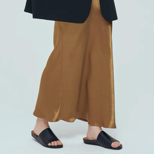 Julia Heuer 解放双脚的全牛皮一字拖 商品图2