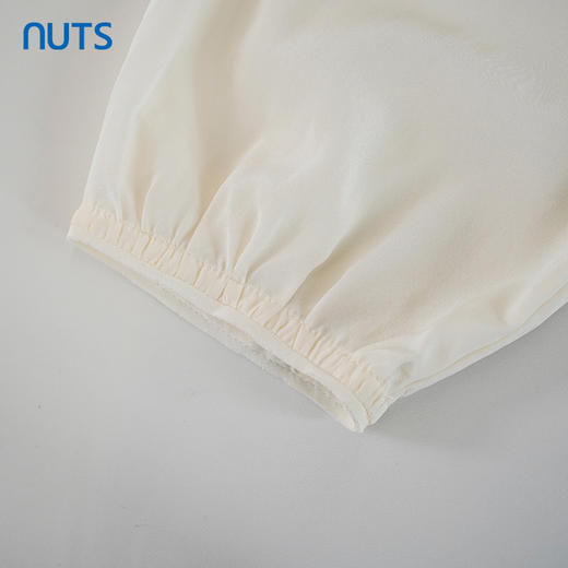 NUTS夏季新品纯色圆领时尚气质百搭长袖套头衫428012541 商品图4