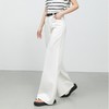 「高货rg」全新升级【铂金会员165/天猫219/差价54】(05413)洛诗琳白色中高腰阔腿牛仔裤2025夏新款天丝棉显瘦阔腿裤 商品缩略图1
