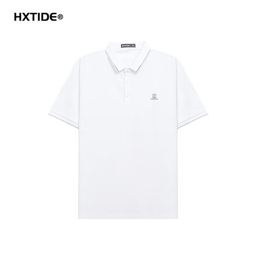 【新品上新】HX 夏季翻领短袖T恤合体抗菌凉感Y102520036101/02/03 商品图4