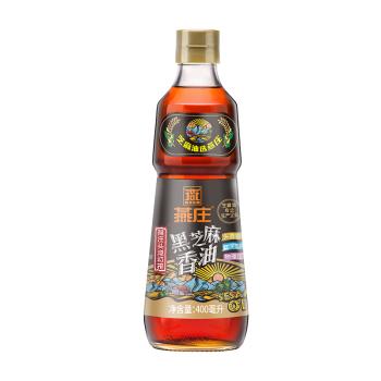 燕庄 头道黑芝麻香油 400ml 点蘸调味 火锅蘸料 凉拌 /粮油调味 /调味品 /调味油 商品图0