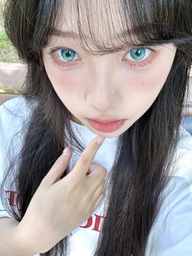 Hot Girls半年抛美瞳 青瓜菠萝茶 14.2mm