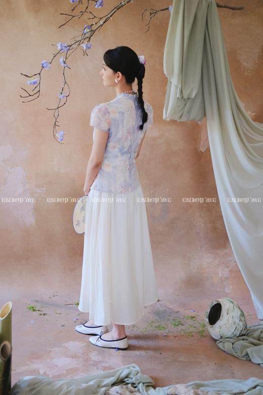 【门店同款】ENJOY夏季云敛-“鸾衿折桂”晚风清梦中式旗袍 162451613 商品图7