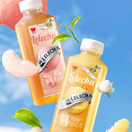 味全蜜桃黑乌龙果味茶饮料450ml 商品图1