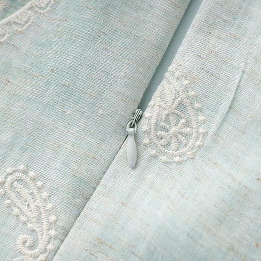 「高货wl」全新升级铂金会员293/天猫389/差价96】(04645)洛诗琳法式气质高级感连衣裙2025夏季重工刺绣显瘦A字裙 商品图2