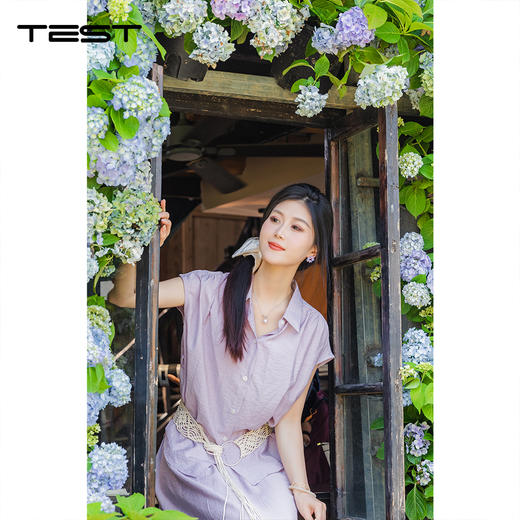 夏上新清新时尚舒适柔软气质套装裙4252073 商品图0