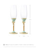 【彼达思】罗比罗丹 珍爱一生 香槟杯对杯 珐琅彩轻奢爱人亲人送礼自用高级家居品味 商品缩略图3
