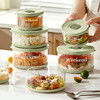 摩登主妇保鲜盒超轻玻璃饭盒微波炉加热保鲜碗水果便当盒带饭餐盒 商品缩略图0