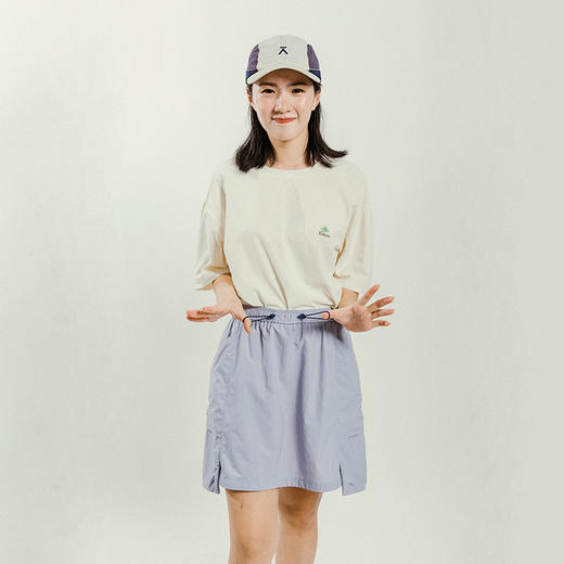 【出游季特惠】ACMEITEM爱棵米 户外印花短袖透气宽松T恤上衣男女GAG3440208C 商品图2