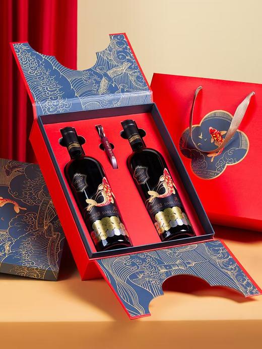 傲鱼·尊蓝R4精选级双开门花型双装750ml*2支礼盒套【XPTX】 商品图0