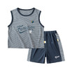 嘟嘟家儿童网眼背心套装男童短袖短裤小童儿童夏装新款婴儿衣服 商品缩略图4