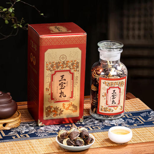 热卖！润喉古方！强韵 三宝扎礼盒装 新会陈皮+咸橄榄+禾秆草 精美包装 自饮礼赠 500g/盒 商品图8