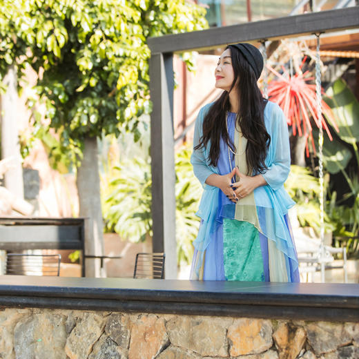 【林栖设计小店】冰清玉洁真丝改良马面裙绣花新中式2025夏季新品桑蚕丝半身裙女1952018 商品图2