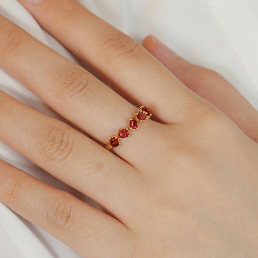 【高级珠宝】绮梦系列 | 鎏金涟漪戒指7 商品图1