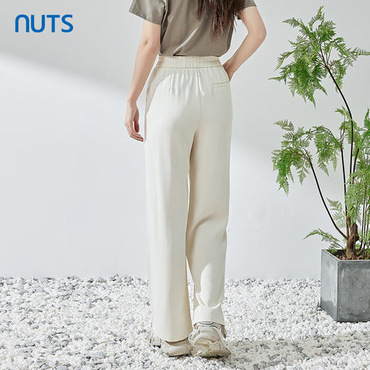 NUTS夏季新品纯色时尚阔腿显瘦气质长裤321073189 商品图3
