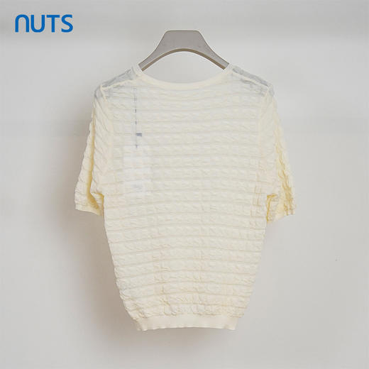 NUTS夏季新品纯色圆领时尚气质百搭套头衫428053468 商品图1