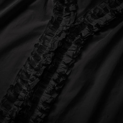 【2件9折】【Petit Bari】(多色)女士设计感木耳边法式小衫无袖衬衫 商品图6