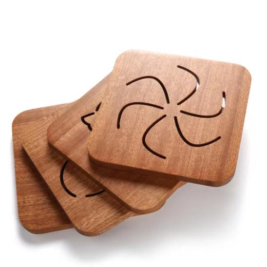 原森太实木乌檀木锅垫5件套秒杀 商品图2